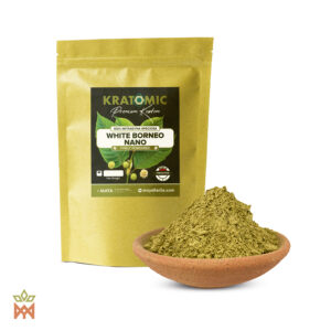 Mitragyna speciosa – Borneo, leaves, super finely powdered, white kratom nano