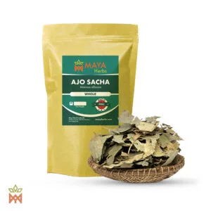 Ajo Sacha Leaves (Mansoa alliacea) - Whole Leaves from Peru