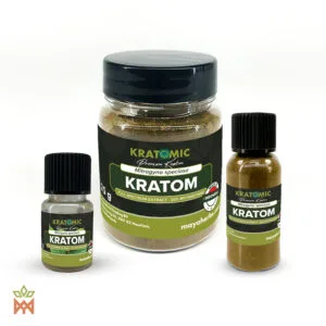 20% Kratom Extract (Mitragyna Speciosa) - Dry Extract by Kratomic
