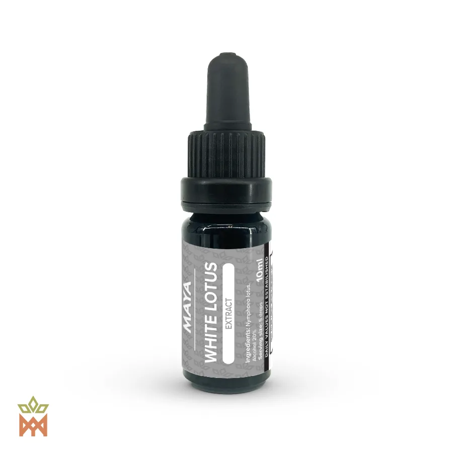 4720 - White Lotus_Nymphaea lotus_10ml_65x35 White Lotus Tincture (Nymphaea Lotus) - 10 ml