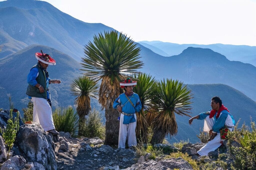 Huicholis op Sierra Madre Occidental 