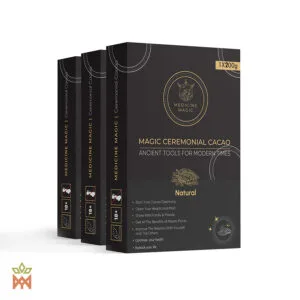 Magic Ceremonial Cacao - Natural - 100% Pure Natural Ceremonial Grade Cacao, No Additives Added, from Colombia